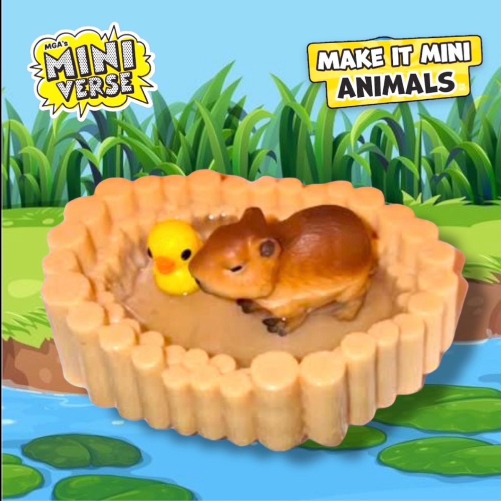 MGA's Miniverse Make It Mini Animals Series 2: CAPYBARA (Opened Capsule)